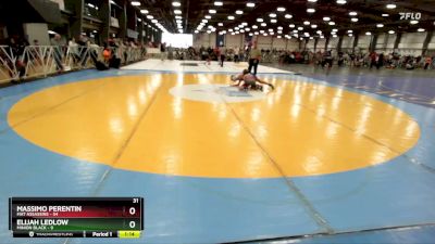 110 lbs Rd# 3 12:00pm Friday - Massimo Perentin, Mat Assassins vs Elijah Ledlow, Minion Black