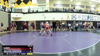 110 lbs Quarterfinal - Jj Doty, Contenders Wrestling Academy vs Benjamin Armstrong, Bulldog Premier Wrestling Club