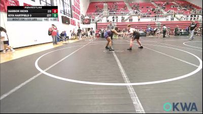 131 lbs Rr Rnd 2 - Harbor Hicks, Sallisaw Takedown Club vs Kiya Hartfield 3, Standfast