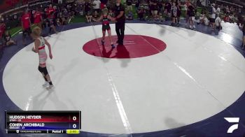 75 lbs Placement Matches (8 Team) - Hudson Heyder, Utah vs Cohen Archibald, Oregon