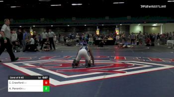 152 lbs Consi Of 8 #2 - Christopher Crawford, NY vs Alessio Perentin, NJ