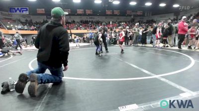 66 lbs Quarterfinal - Lane Jager, Carl Albert vs Ryder Kendall, ARDMORE TAKEDOWN CLUB