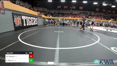 64 lbs Final - Waylon Rowell, Elgin Wrestling vs Sebastian Perry, Chickasha Youth Wrestling