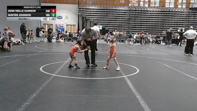 36-40 lbs Round 1 - John Wells Harmon, Capital City Wrestling vs Hunter Johnson, Underground Wrestling Academy