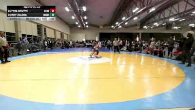 130 lbs Final - Sophie Brown, MGW Coral Cuties vs Cordy Zalota, Lady Assassins