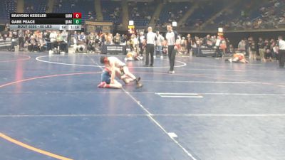 85 lbs Final - Brayden Kessler, Garnet Valley vs Gabe Peace, Quaker Valley