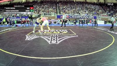 D3-175 lbs 1st Place Match - Kole Katschor, Dundee vs Alex Hicks, Hart HS