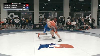 72 kg Quarters - Conlan Carlson, Jackrabbit Wrestling Club vs Hunter Sturgill, Indiana RTC