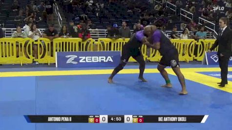 Ike Anthony Okoli vs Antonio Pena II 2025 Pan IBJJF Jiu-Jitsu No-Gi Championship