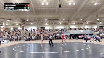 A 175 lbs 1st Place Match - Jackson Davis, Signal Mountain High School vs John Pettis, Station Camp High School