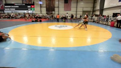 160 lbs Rr Rnd 2 - Mason Calgaro, TNWC Purple vs David Perez, Alien UFO