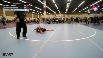98 lbs Consi Of 8 #2 - Isabella Pineda, Gracie Barra Westchase Wrestling Club vs Jeremiah Cisneros, Scots Wrestling Club