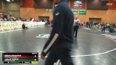 125 lbs Champ. Round 1 - Carlos Garcia, Cerritos College vs Abram Granados, Fresno City College