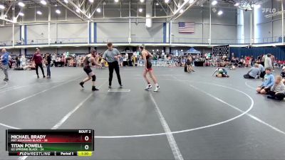 130 lbs Round 1 (4 Team) - Michael Brady, Mat Assassins Black vs Titan Powell, U2 Uprising Black