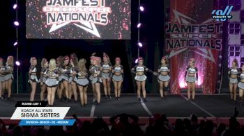 Koach Allstars - Sigma Sisters [2025 L3 Senior - D2 - Medium Day 1] 2025 JAMfest Cheer Super Nationals