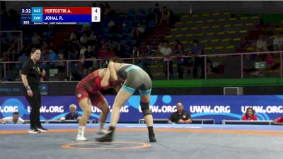 73 kg 1/4 Final - Alina Yertostik, Kazakhstan vs Rupinder Johal, Canada