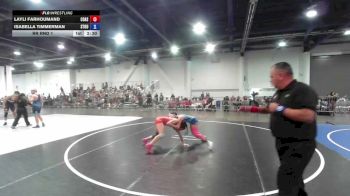 116 lbs Rr Rnd 1 - Layli Farhoumand, Coast Wr Acd vs Isabella Timmerman, Stout Wr Ac