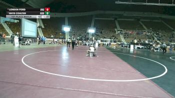 6A 126 lbs 1st Place Match - Rhys Coulter, Gulf Shores vs London Ford, Spain Park Hs