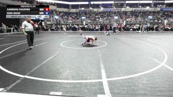 58 lbs Round Of 16 - Cameron Chartier, Webb City Youth Wrestling vs Ezra Shaw, D3wc