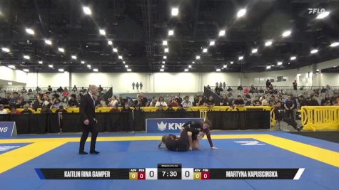 Martyna Kapuscinska vs Kaitlin Rina Gamper 2025 World IBJJF Jiu-Jitsu No-Gi Championship