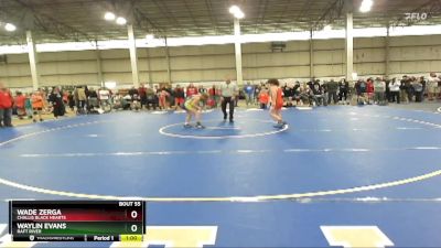 100 lbs Cons. Round 3 - Wade Zerga, Challis Black Hearts vs Waylin Evans, Raft River