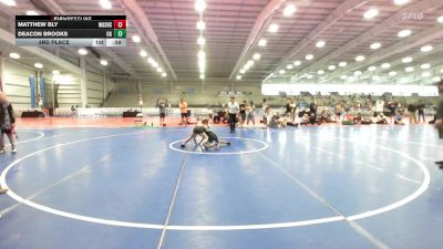 75 lbs 3rd Place - Matthew Bly, Mat Assassins Gray vs Deacon Brooks, Ohio Gold
