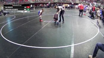 90 lbs Champ. Round 1 - Eli Shultz, Gordon/Rushville Jr. Wrestling vs Trexton Ocampo, Wayne Wrestling Club