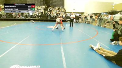 99-J lbs Consi Of 16 #2 - Xavier Lewis, Unattached vs Alexandr Tyan, Willpower Wrestling Club