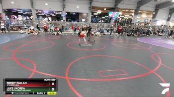 100 lbs Round 2 - Brody Pallan, 3F Wrestling vs Luke Skorka, Katy Area Wrestling Club