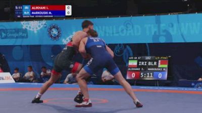 67 kg 1/4 Final - Iliya Alikhani, Iran vs Mikhail Markouski, Belarus