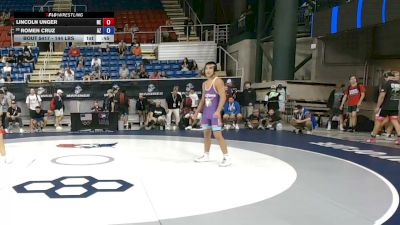 144 lbs Cons. Rd Of 64 - Lincoln Unger, Nebraska vs Romen Cruz, Arizona