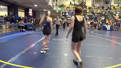 130 lbs Consy 1 - Lily Moore, Sharpsville vs Arianna Gonzalez, New Castle