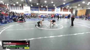 106 lbs Champ. Round 2 - Kayden Vasquez, South Hills Hs vs Dylan Axe, Edison (Huntington Beach)