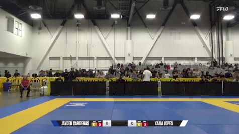 KAUA LOPES vs JAYDEN CARDENAS 2024 World IBJJF Jiu-Jitsu No-Gi Championship