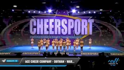ACE Cheer Company - Dothan - Warhawks [2021 L3 Senior - Medium Day 1] 2021 CHEERSPORT National Cheerleading Championship