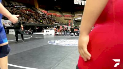 All Cadet Boys Freestyle Upper - 285 lbs Champ. Round 1 - David Melchor, San Pedro High School Wrestling vs Ty Westenberger, San Marcos High School