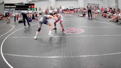 138 lbs Round 3 (6 Team) - Caleb Kosko, Mat Assassins vs Isaac Lopez, Top Rank Hawks Wrestling