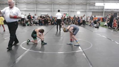 76 lbs Round 4 (6 Team) - Logan Eckart, Neighborhood Wrestling vs Garrett Nicklos, Ohio Stingers