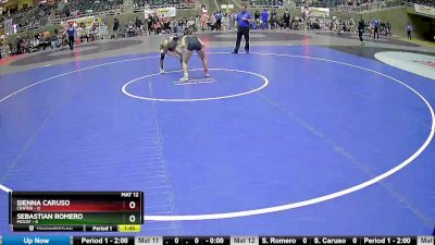 108 lbs Round 1 (4 Team) - Sebastian Romero, McKay vs Sienna Caruso, Crater