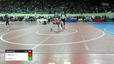 92 lbs Round Of 32 - Liam Newton, Team Tulsa Wrestling Club vs Kade Green, Ada