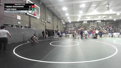 106 lbs Cons. Round 4 - Luke Farias, St. Joseph vs Sergio Guadarrama, Granite Hills