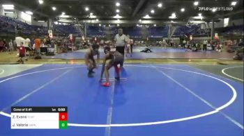 123 lbs Consi Of 8 #1 - Zachary Evans, Toss Em Up vs Jean Valoria, Garage Boyz