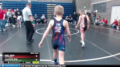 80 lbs Cons. Semi - Abel Reed, 208 Badgers vs Chasson Bail, Middleton Wrestling Club