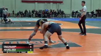 165 lbs Cons. Round 4 - Cale Callahan, Otterbein University vs Mitchell Arch, Case Western Reserve