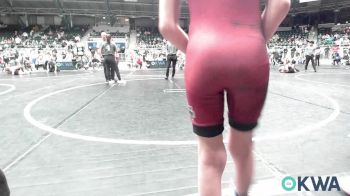 76 lbs Consi Of 8 #2 - Makenya Carlton, Duncan Demon Wrestling vs Hayden McKee, IRONMEN Wrestling Club