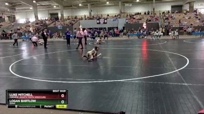 60 lbs Cons. Round 2 - Luke Mitchell, Fairview Jackets Youth Wrestling vs Logan Bartlow, SDWA