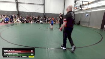 54-59 lbs Quarterfinal - Scarlett Kerns, Askeo International Mat Club vs Payton Soto, Sunnyside Ironman Wrestling