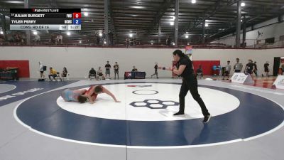 97 kg Cons. Rd Of 16 - Julian Burgett, Fishers Wrestling Club vs Tyler Perry, Northern Colorado Wrestling Club
