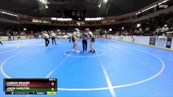 190 lbs Semifinal - Landon Weaver, Mountain View Marana vs Jaxon Hamilton, Casteel