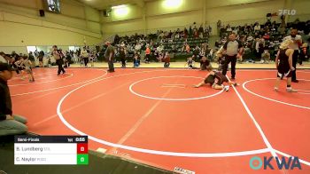 64 lbs Semifinal - Brody Lundberg, Stilwell vs Colt Naylor, Pocola Youth Wrestling